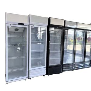 Ventilador comercial de refrigeración Vertical <span class=keywords><strong>cerveza</strong></span> vino pantalla nevera Soda bebida enfriador para Bar supermercado con luz Led - Product Image 3