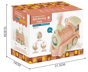 Juguetes Educativos para Bebés, Tren de Plástico Multifuncional con Luz y Música, Bola Flotante con Suspensión y Spray, Mini Coche Eléctrico Universal para Niños - Product Image 5