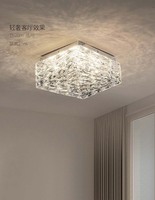 JYLIGHTING-Lustre de fantaisie moderne pour décoration de salon, lustre en cristal chromé carré design de glaçons pour hôtel, plafonnier
