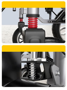 מנוע מברשת חזקה 500w מברשת חימום גלגלים חשמלי עם סוללה עופרת 12 אה-חומצה לקשישים או נכים - Product Image 5