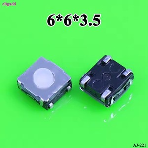 Microinterruptor Táctil Electrónico para Llave de Control Remoto de Automóvil Volkswagen Haila Importado de Francia, 6*6*3.5MM, KSC221J LFS - Product Image 2