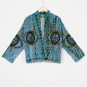 Premium <b>Women</b> <b>Velvet</b> Suzani Jacket Hand Embroidered Tribal Bohemian Vintage Floral <b>Coat</b> Designer Ethnic Fashion Wholesale Custom - Product Image 1