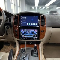 Nuevo Reproductor de Radio para Auto con Pantalla Táctil LCD IPS Android para Toyota Land Cruiser LC100 2003-2007 Lexus LX470, DVD para Auto, GPS, Navegación