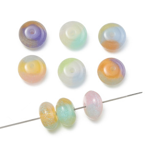 Perles d'abaque en résine œil de chat, 10 mm, rondes, en vrac, pour la fabrication de colliers, composants de bijoux - Product Image 2