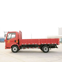 Camion de fret Sinotruk HOWO 4x2, prix, 5-10 tonnes, camionnette à parois latérales rabattables, mini camion léger