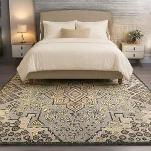 Alfombra de poliéster hecha a mano con diseño de dibujos animados en forma de corazón, de pelo bucle, resistente a las manchas, apta para mascotas, estilo moderno, para coche de ejercicio. - Product Image 2