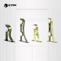 Supports de rideaux en métal de haute qualité supports muraux 6 M tringles à rideaux et accessoires pour la décoration de fenêtre