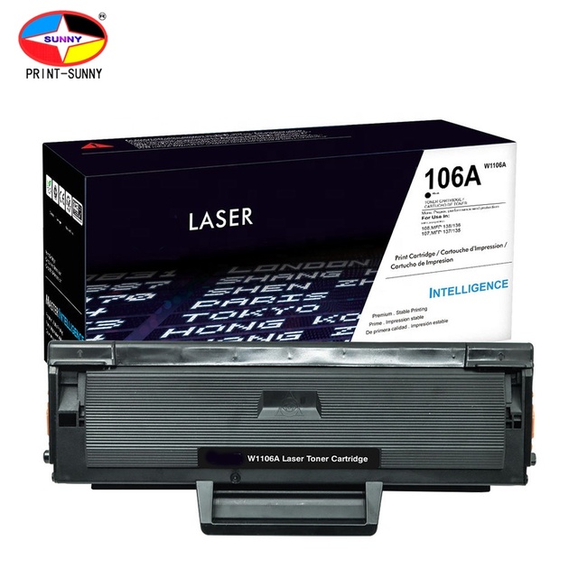 Genuine Original Quality LaserJet  Toner Cartridge for HP 106A/W1106 for HP Laserjet MFP 135a 135w 137fnw 107a 107w