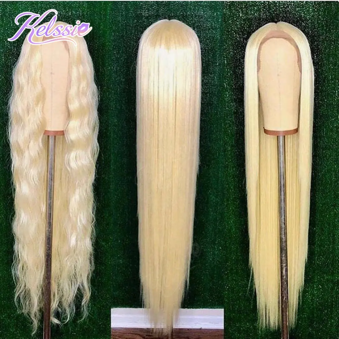 30 40 Inch Blonde 613 HD Glueless Pre Plucked Full Lace Wig Human Hair Virgin,40 Inch 5x5 613 Blonde Wigs Human Hair Lace Front