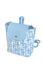 Zaino da donna con stampa geometrica alla moda, borsa casual in maglia di grande capacità con manico per ufficio, scuola, viaggi, uso quotidiano - Product Image 3