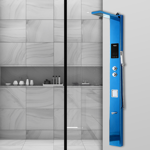 Panel de ducha eléctrico sin tanque, calentador de agua caliente, salida de agua caliente, 55 C, 2 segundos - Product Image 1