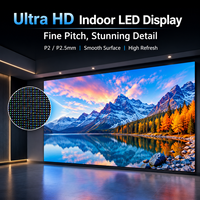 Layar LED Indoor Fine Pitch P2 P2.5 HD Seamless Video Wall untuk Ruang Rapat, Konferensi, Aula Pameran, Museum Seni