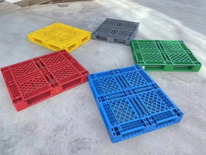 1100*1100mm pas cher exportation industrielle empilable maille unique <span class=keywords><strong>logistique</strong></span> robuste <span class=keywords><strong>stockage</strong></span> <span class=keywords><strong>palette</strong></span> en plastique - Product Image 2