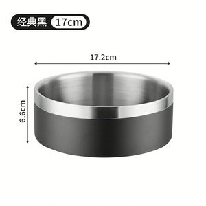 Boîte cadeau personnalisée de 64 oz, bol pour animaux de compagnie en acier inoxydable, finition mate, anti-rouille, bol d'alimentation géant pour chien - Product Image 4
