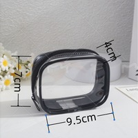 Mini porte-monnaie cube en PVC transparent personnalisé avec fermeture éclair, porte-clés, breloque de sac, étui pour écouteurs pour femmes, filles, fans de Kpop, mignon, kawaii, cadeau quotidien