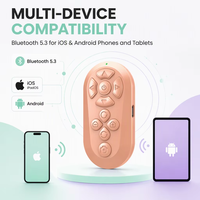 Télécommande pour smartphone pour la prise de vue vidéo TikTok, le défilement et le retournement de page – Accessoire mobile sans fil
