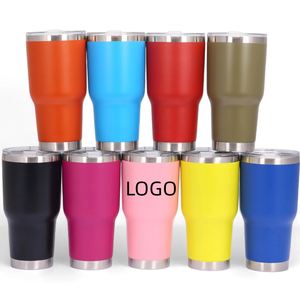 High Quality Custom Insulated Vacuum Wholesale Bulk Tumbler Cups <b>Bottles</b> With <b>Straw</b> and Lid - Product Image 1