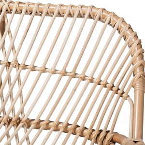 Juego de sala de estar de ratán Natural bohemio moderno de 5 piezas Jayden Colección de muebles de ratán Natural Premium - Product Image 1