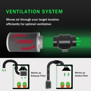 Nouveau <span class=keywords><strong>filtre</strong></span> à <span class=keywords><strong>air</strong></span> d'extraction en <span class=keywords><strong>charbon</strong></span> <span class=keywords><strong>actif</strong></span> argenté <span class=keywords><strong>pour</strong></span> ventilation hydroponique en serre de culture - Product Image 2