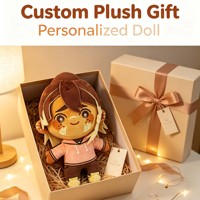Peluche personnalisée OEM ODM, jouet en peluche doux, personnage de dessin animé, figurine d'anime, cadeau pour les fans, vente en gros, fabrication en usine