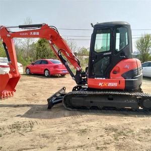 Les pelles sur chenilles KX155 de 5 tonnes KX163 et KX165 d'occasion de la marque japonaise haut de gamme Kubota sont à vendre - Product Image 5