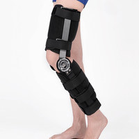 Attelle orthopédique universelle médicale de protection et d'immobilisation pour genou et jambe en cas de blessure