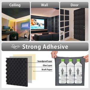 Auslet Mô hình Trứng Acoustic cách âm bọt cho phòng Studio 3D Acoustic cảm thấy tấm Tường cách âm bọt - Product Image 3
