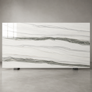 Losa de Piedra Sinterizada con Aspecto de Mármol Verde Ondulado de Pino de Montaña, Baldosa de Porcelana con Aspecto de Mármol Pulido, 1600 x 3200 x 12 mm para - Product Image 1