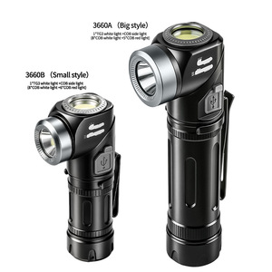 Linterna LED recargable con clip magnético giratorio de 90 grados, portátil, de alta potencia, con clip para bolígrafo, para uso en exteriores - Product Image 4