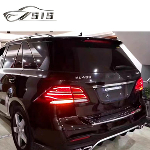 Classe ML W164 Bodykit de style ancien à nouveau mise à niveau vers W166 GLE63 pièces de voiture pour W164 2005-2019 ans capots de capot de phare de pare-chocs - Product Image 4