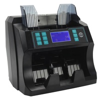 Compteur de billets multi-devises EURO GBP INR avec détecteur UV MG IR pour usage bancaire et billettes Contadora De Billetes