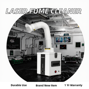 Extracteur de fumée neuf en excellent état, purificateur de fumée de soudure, absorbeur de fumée, instrument de nettoyage d'air et de poussière pour machine laser - Product Image 3