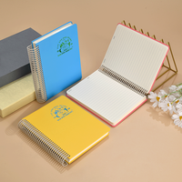 Carnet B5 à motif chat mignon, couverture rigide rose, reliure spirale, agenda 2026, 100 feuilles, papier d'impression avec plastification numérique, cadeau