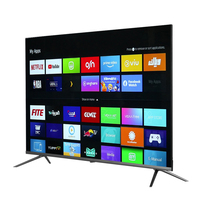 Téléviseur LED intelligent 4K Ultra HD 32 43 50 55 65 75 pouces Android Wi-Fi sans cadre pour la maison, l'hôtel, OEM