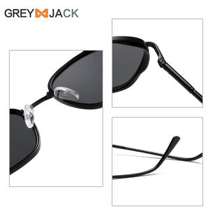 Nuevas Gafas de Sol Polarizadas Estilo Europeo Americano 2845 Unisex con Protección UV400, Marco de Metal y Plástico, Color Degradado, Gafas para Conducir - Product Image 3