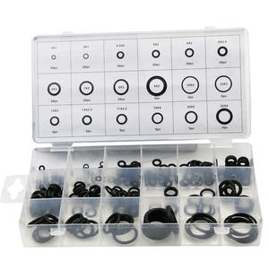 225 Piezas de Anillos de Retención de Goma Negros Ecológicos, Herramientas de Ferretería para Reparación de Máquinas Selladoras, Categoría Anillos de Retención - Product Image 2