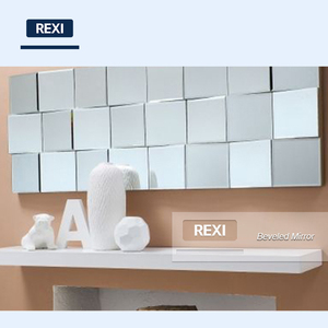 CE Certified 2-6mm 6.5mm Beveled Aluminium <strong>Mirror</strong> <strong>Lighted</strong> Float Pattern Art Deco Design <strong>Wall</strong> Decorative Custome Aluminium Mirro - Product Image 2