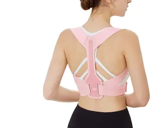 Postura Corrector Ajustável Back Straightener Suporte Confortável Upper Back Brace Brace Suporte Clavícula e Back Pain Relief