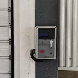 Porte rapide spirale rigide industrielle résistante au vent et isolée thermiquement pour atelier de peinture - Product Image 5