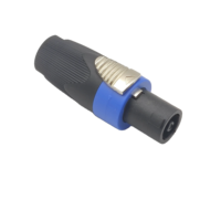 Connecteur Speakon 4 pôles à verrouillage par torsion SWieler, compatible avec les adaptateurs de haut-parleurs Neutrik NA4LJ NL4 Series