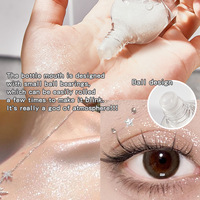 Enlumineur liquide longue tenue à paillettes, maquillage pour le corps et le visage, maquillage vegan, enlumineur éclaircissant à l'eau, logo