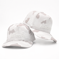 Casquette de golf 5 panneaux en cuir silicone brodé imprimé, personnalisable, haute qualité, faible MOQ, visière incurvée, ajustable, légère, pour homme