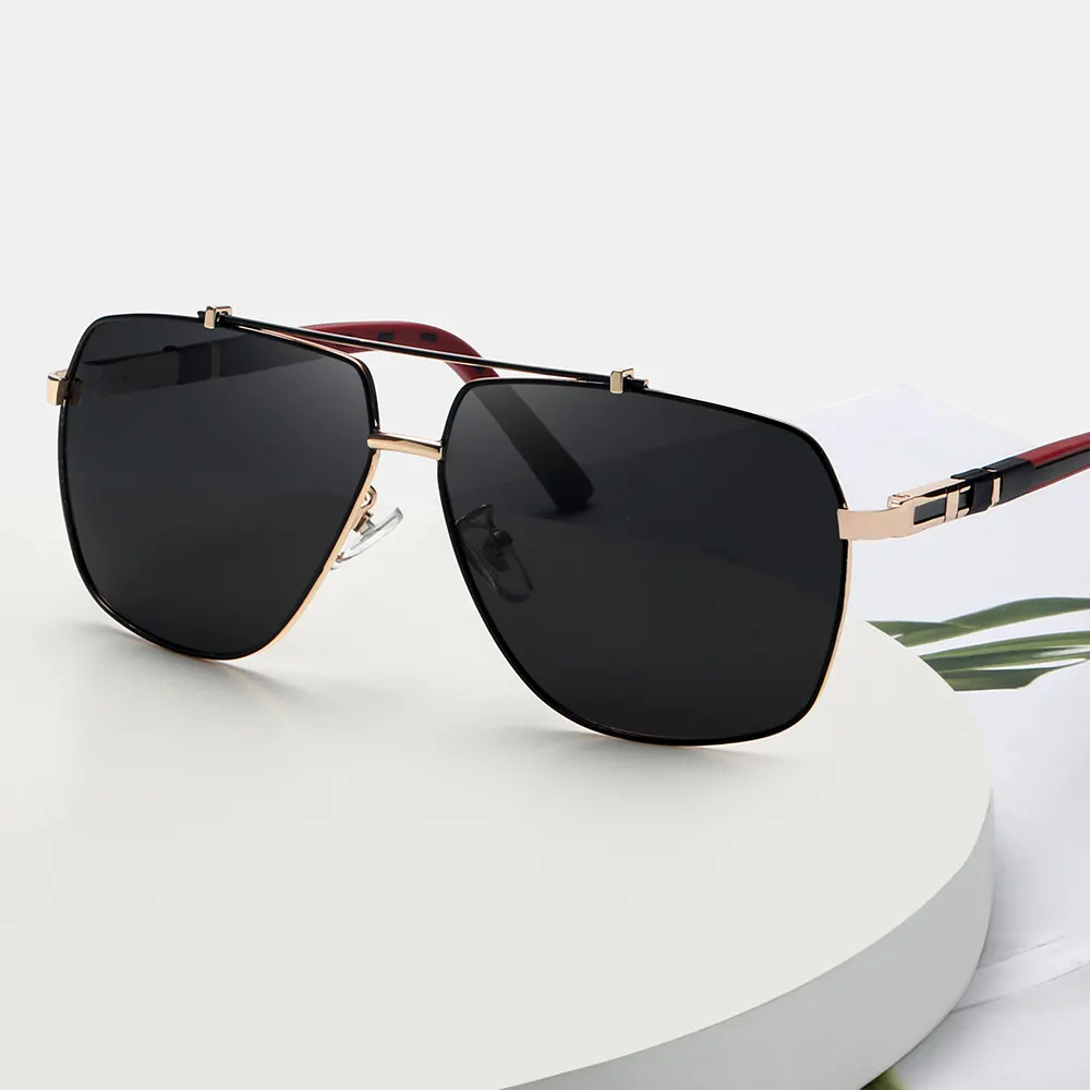 Sunglasses 2022 Men Luxury Men Black Women Polarized Uv400 Sun Glasses Retro Custom Logo Designer Sun Glasses