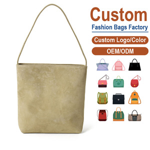 Suede <b>Leather</b> Crossbody Bag <b>Soft</b> Vintage Nubuck Shoulder <b>Purse</b> for Women, Classic Minimalist Daily Handbag with Adjustable Strap - Product Image 1