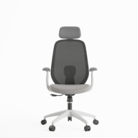 Chaise de bureau pivotante à dossier haut en maille de marque de luxe pour le personnel et les managers, chaises ergonomiques en maille
