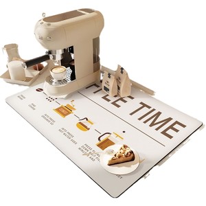 Tapis pour machine à café TBPJ 30x40cm, absorbant et isolant thermiquement, pour égouttoir de cuisine et plan de travail - Product Image 5