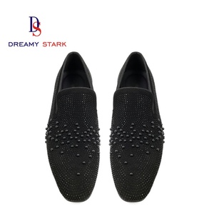 Chaussures habillées et Richelieu pour hommes en cuir véritable suédé de vache noir, faites à la main, de haute qualité, avec motif de design tendance et logo personnalisé, marque originale - Product Image 2