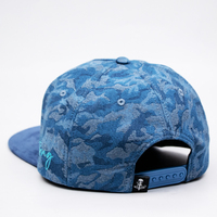 Nouveau design de haute qualité bleu ciel impression complète du corps casquette de relance brodée perroquet personnalisée