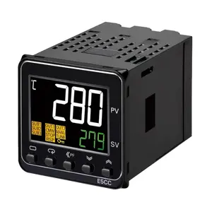 Controles industriais E5CC-QX2ASM-800 E5CC-RX2DSM-800 E5CC-RX2ASM Controlador de processo de temperatura LCD LED para uso externo