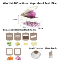 Salade Fruit Tool Plastic Huis Keuken Accessoires Mandoline Snijmachine Dicer Ui Groente Chopper Cutter